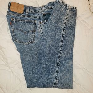 Vintage Levis Acid Wash Mom jean